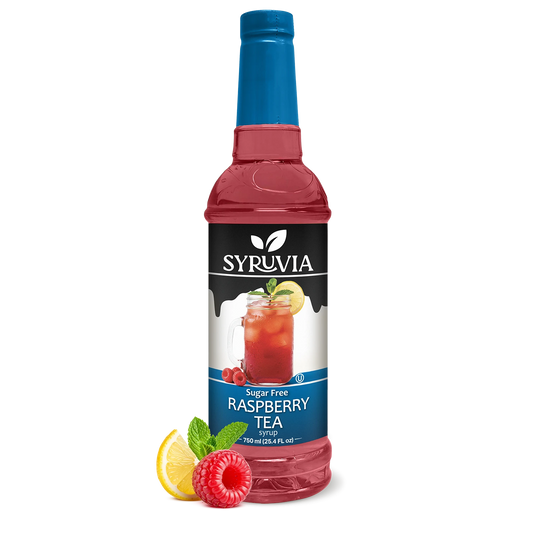 Unsweetened Raspberry Tea Syrup Pure Tea Flavor | Syruvia