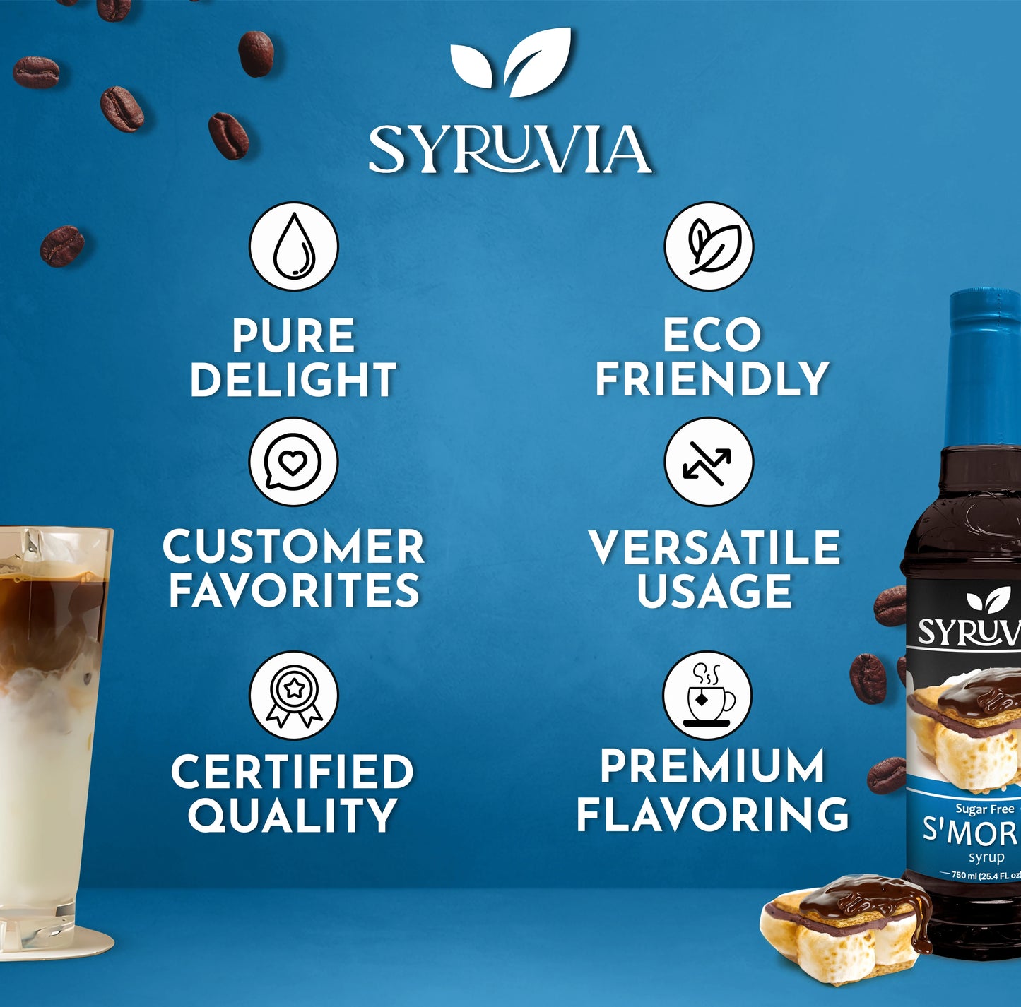 Sugar Free S'mores Syrup Premium Flavoring