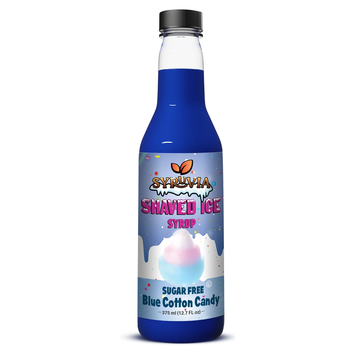 Sugar Free Shaved Ice Blue Cotton Candy Syrup