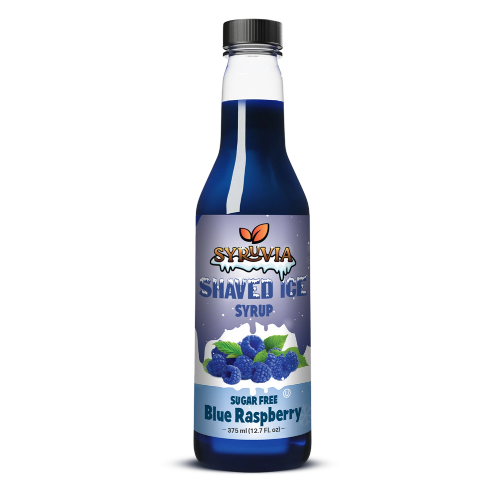 Sugar-Free Shaved Ice Blue Raspberry Syrup