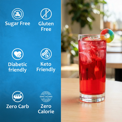 Sugar Free Sour Gummy Syrup Diabetic Friendly
