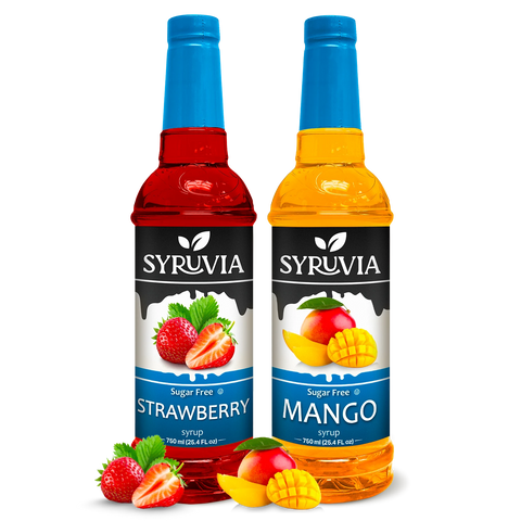 Variety Pack, Sugar-Free Strawberry, and Mango Syrup