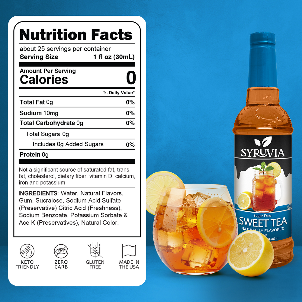 Sugar Free Sweet Tea Syrup