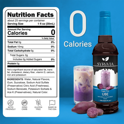 Sugar Free Ube Syrup Nutrition Facts