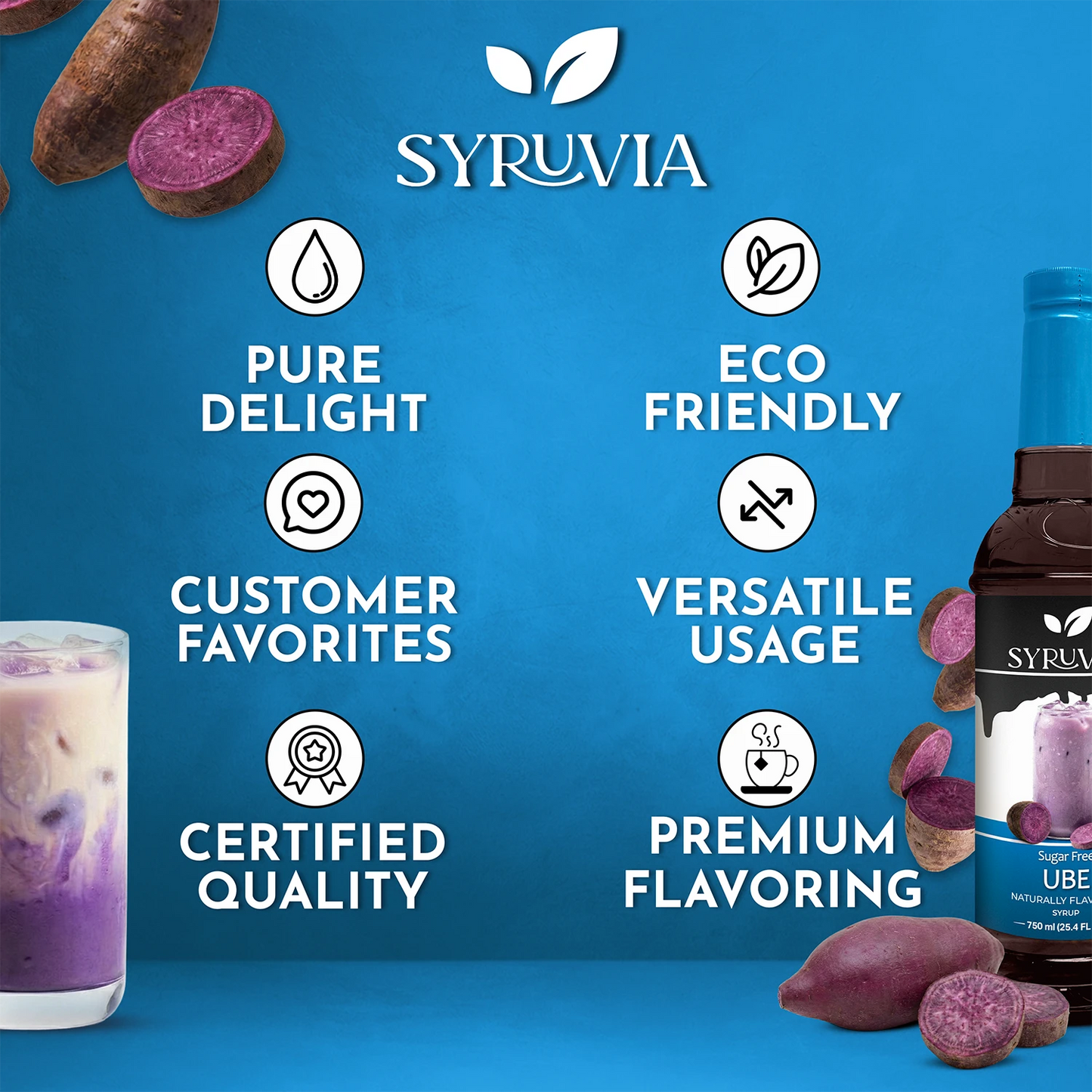 Sugar Free Ube Syrup Premium Flavoring