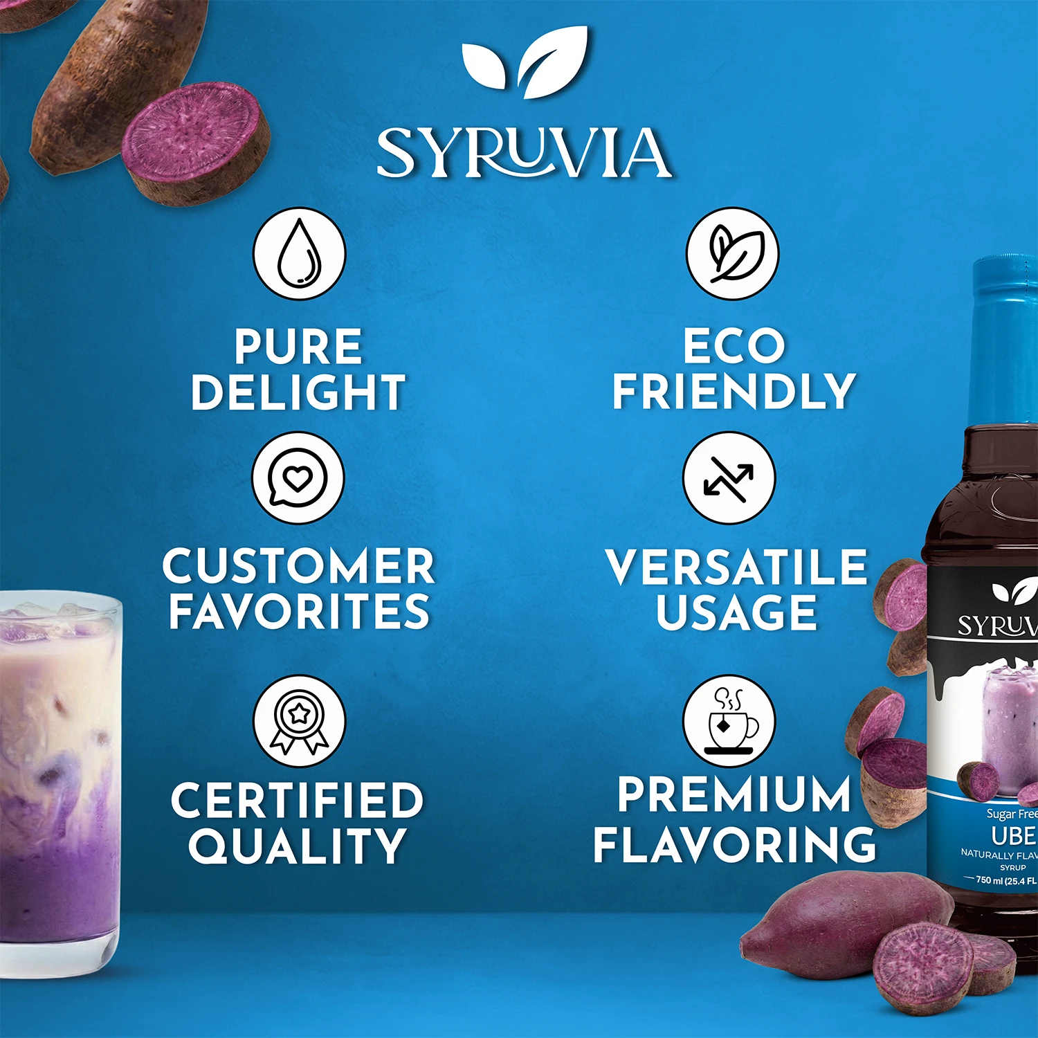 Sugar Free Ube Syrup Premium Flavoring