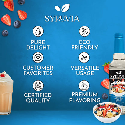 Sugar Free Yogurt Bowl Syrup Premium Flavoring