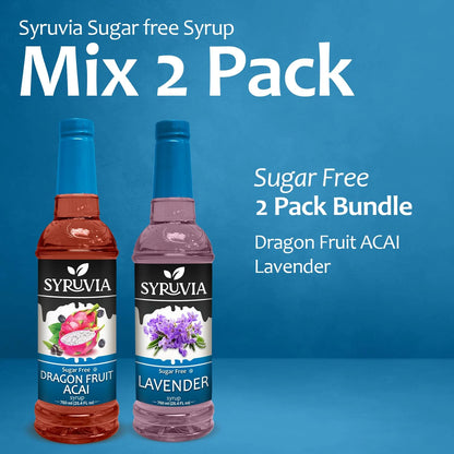 Sugar free mixed pack syrup