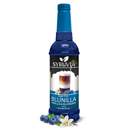 Sugar-Free BLUNILLA Syrup Vanilla Blueberry