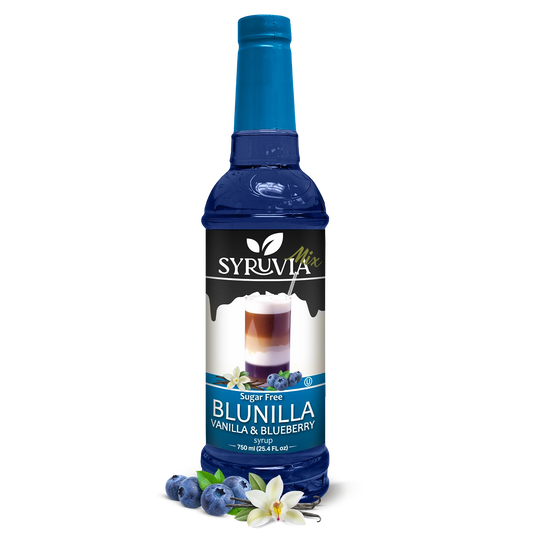 Sugar-Free BLUNILLA Syrup Vanilla Blueberry