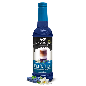 Sugar-Free BLUNILLA Syrup™  Vanilla Blueberry