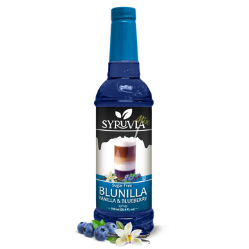 Sugar-Free BLUNILLA Syrup™ Vanilla Blueberry