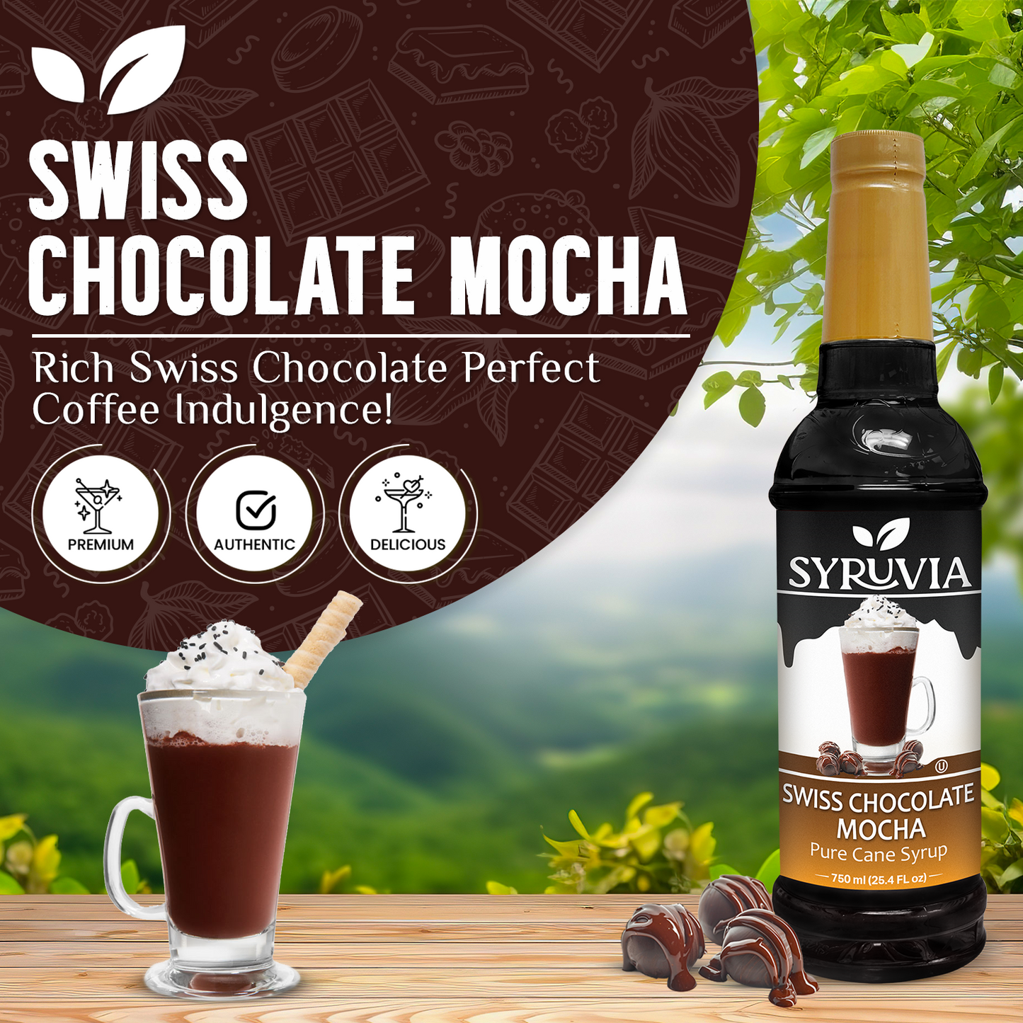 Swiss Chocolate Mocha Syrup