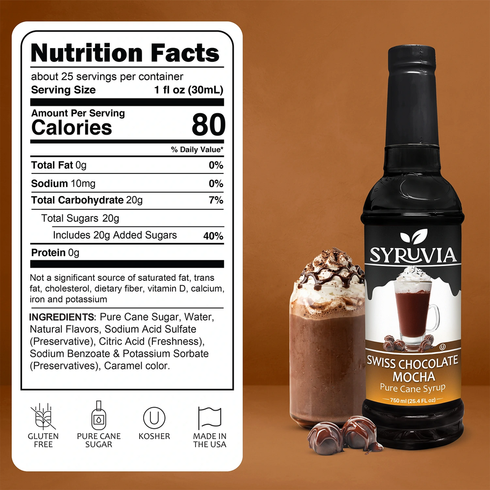 Swiss Chocolate Mocha Syrup
