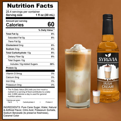 Irish Cream Syrup