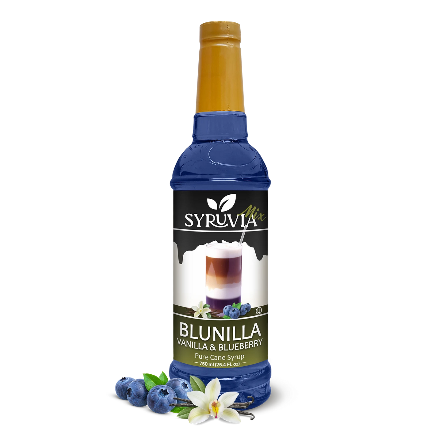 BLUNILLA Syrup Vanilla Blueberry
