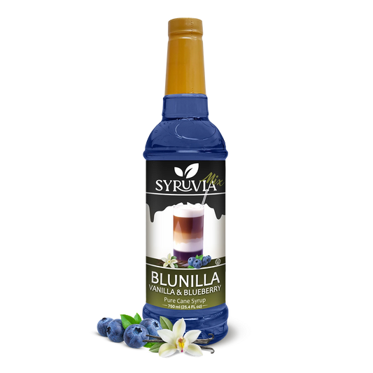 BLUNILLA Syrup Vanilla Blueberry