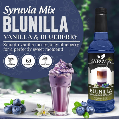 BLUNILLA Syrup™  Vanilla Blueberry