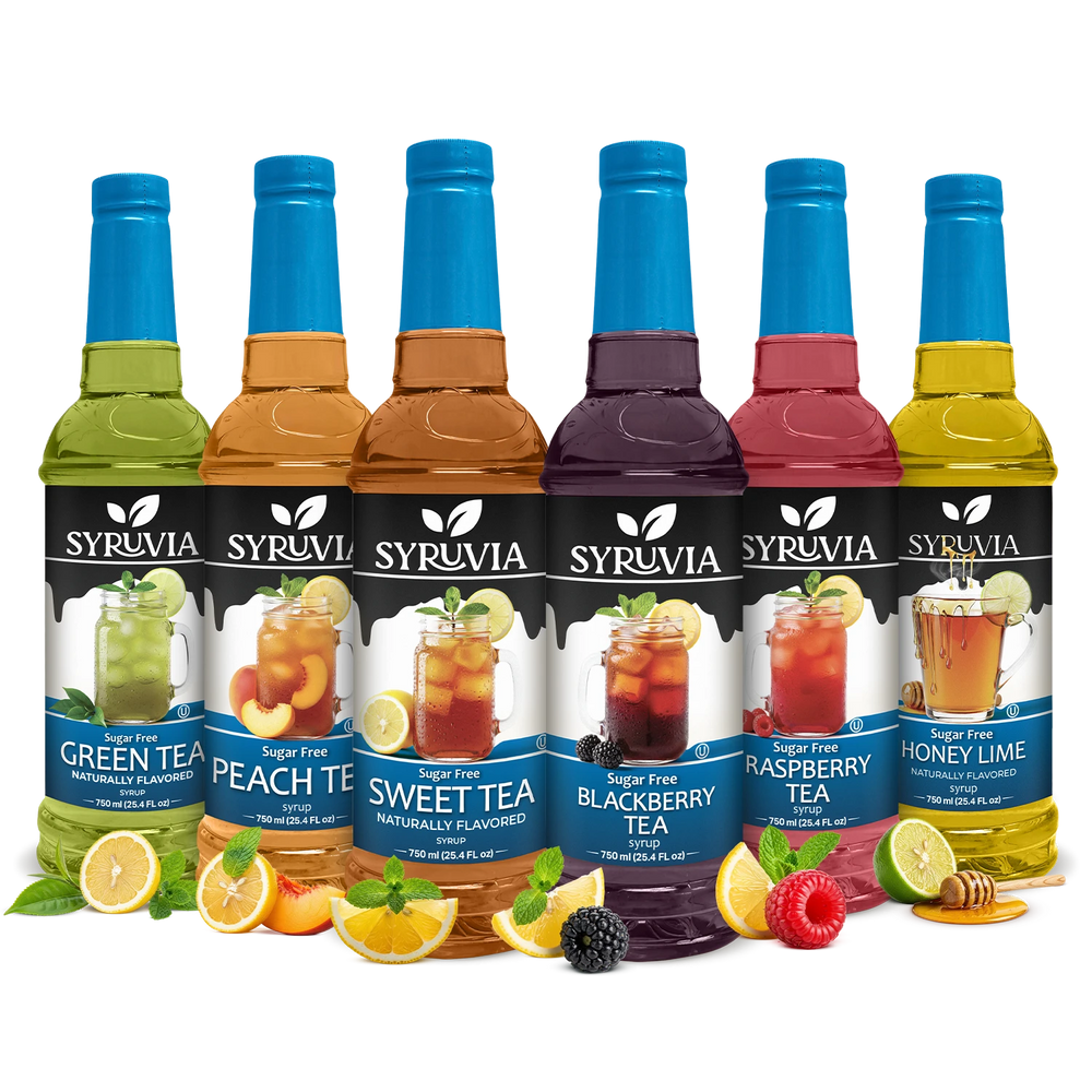 Syruvia Sugar Free Tea Flavor Variety Pack