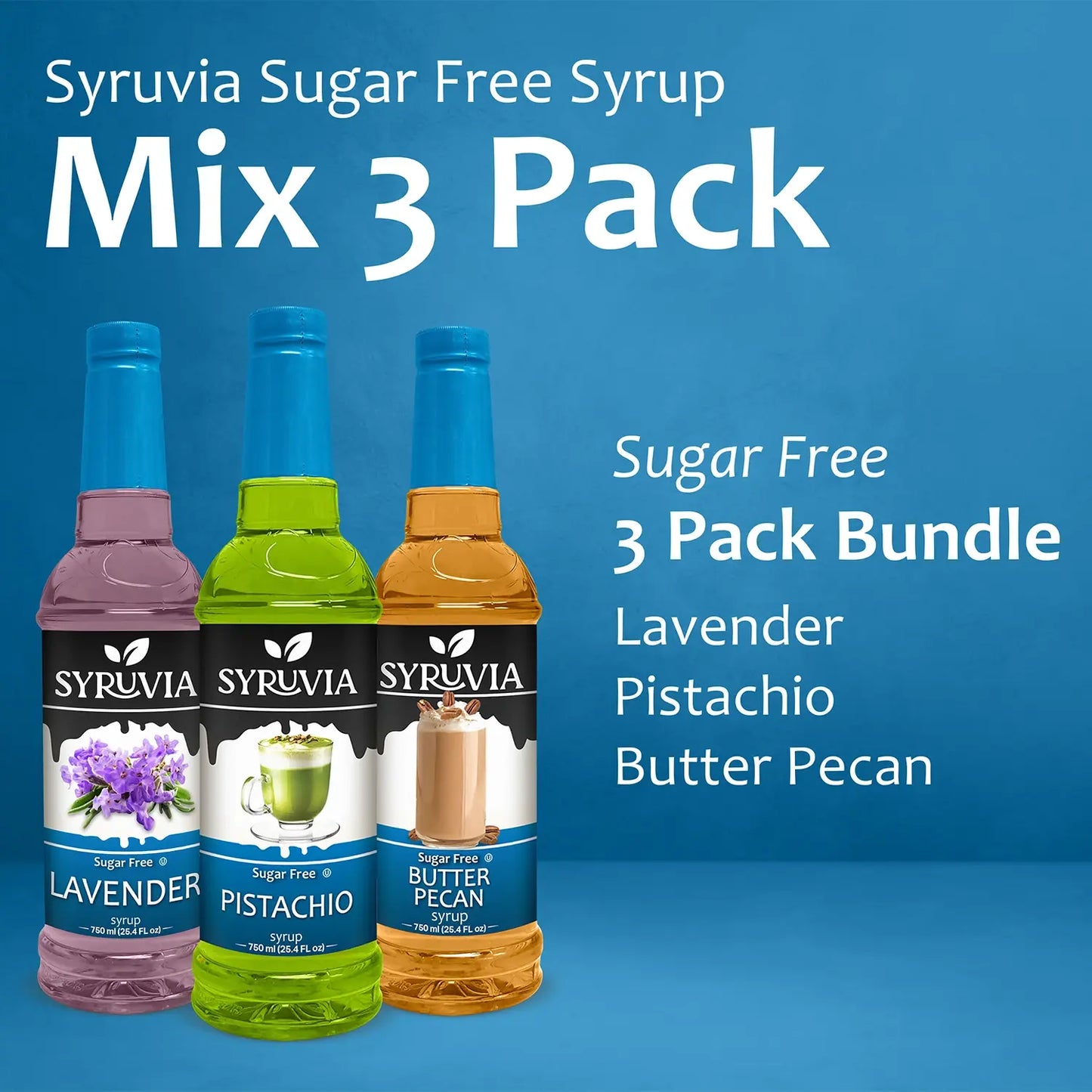 Syruvia Sugar Free Fall Magic Premium Flavoring 3 Pack