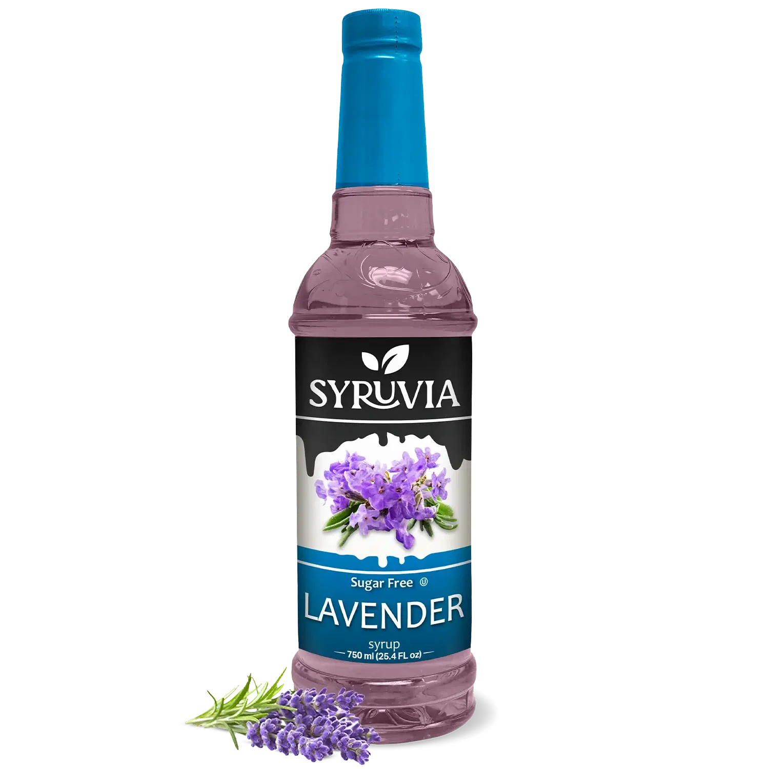 Syruvia Sugar Free Lavender Coffee Syrup 750ml Bottle