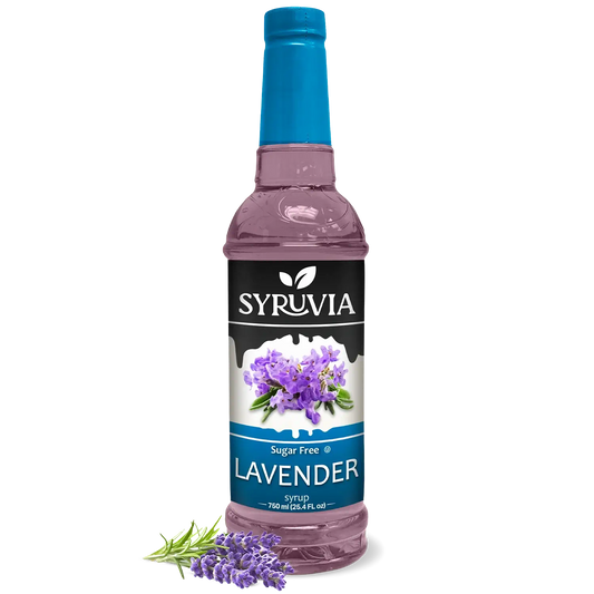 Syruvia Sugar Free Lavender Coffee Syrup 750ml Bottle