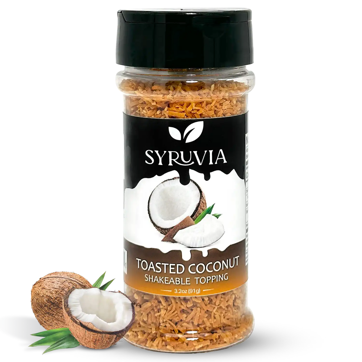 Toasted Coconut Shakable Topping latte