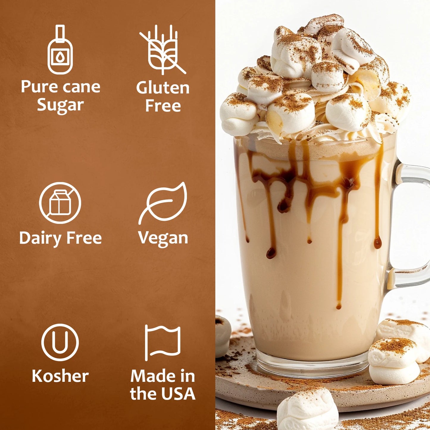 Toasted Marshmallow Syrup Dairy Free