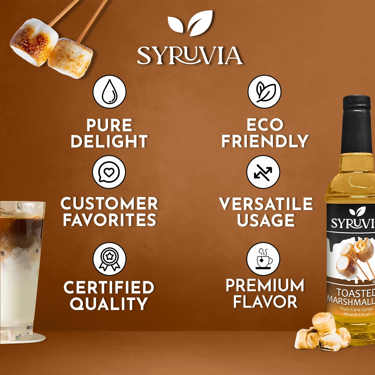 Toasted Marshmallow Syrup Premium Flavoring