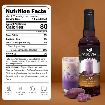 Ube Syrup Nutrition Facts