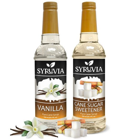 Variety Pack, Vanilla, and Cane Sugar Sweetener Syrup