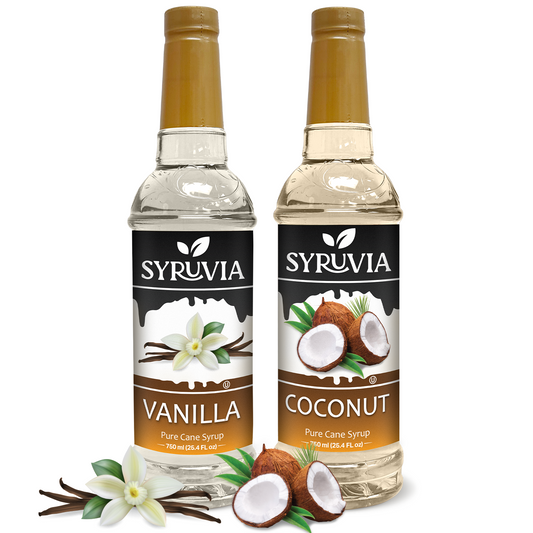 Variety Pack, Vanilla, and Coconut Coffee Syrup