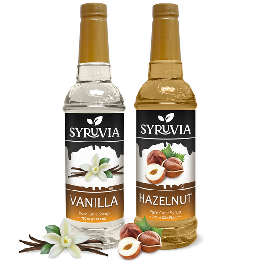 Variety Pack, Vanilla, and Hazelnut Syrup