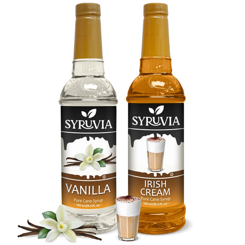 Variety Pack, Vanilla, and Irish Cream Syrup