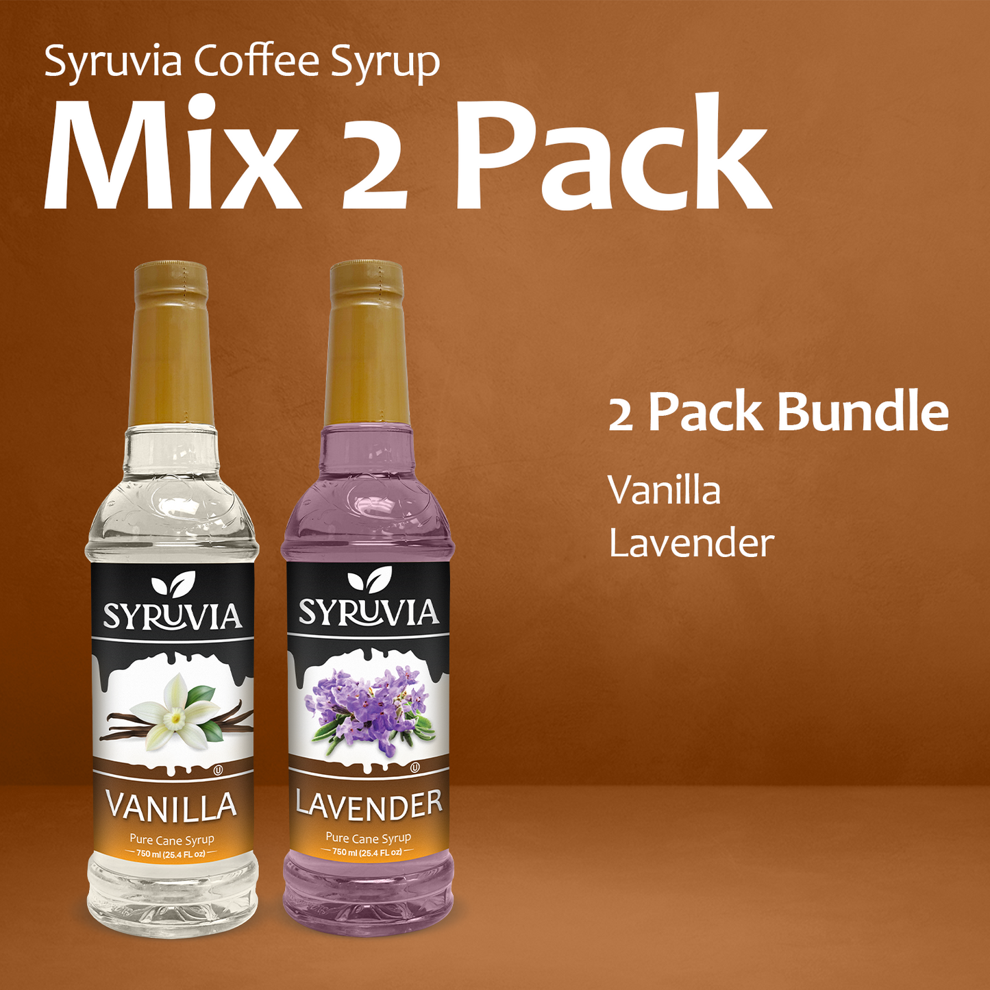 Variety Pack, Vanilla, and Lavender Syrup