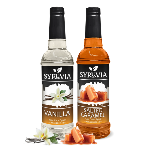 Variety Pack, Vanilla, and Salted Caramel Syrup