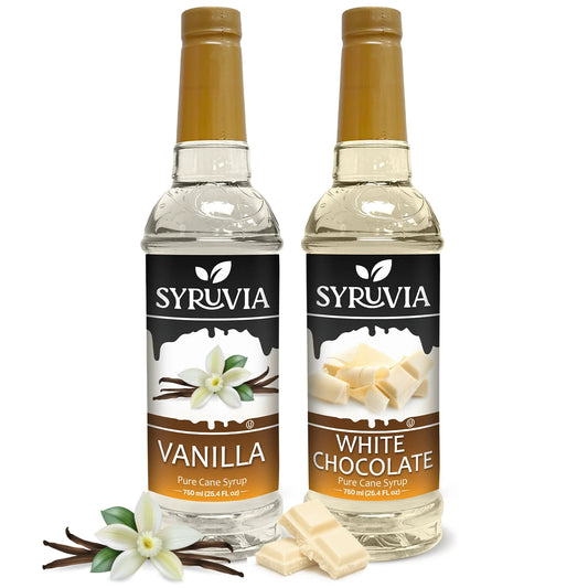 Variety Pack, Vanilla, and White Chocolate Syrup