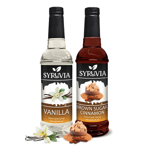 Variety Pack, Vanilla, and Brown Sugar Cinnamon Syrup