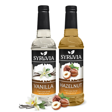 Variety Pack, Vanilla, and Hazelnut Syrup