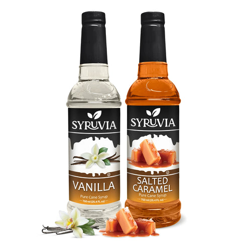 Variety Pack, Vanilla, and Salted Caramel Syrup