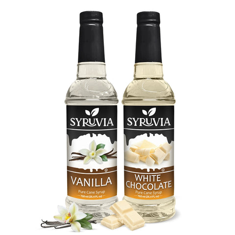 Variety Pack, Vanilla, and White Chocolate Syrup
