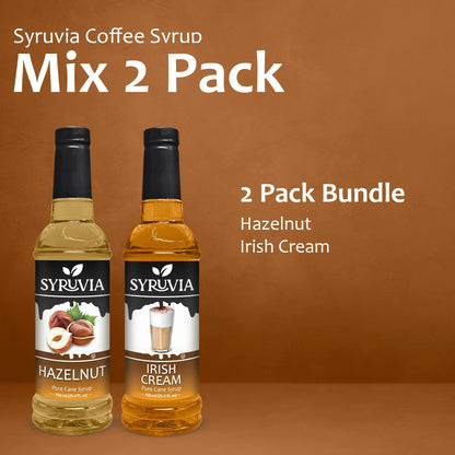 Variety Pack, Hazelnut, and Irish Cream Syrup