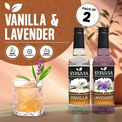 Variety Pack, Vanilla, and Lavender Syrup