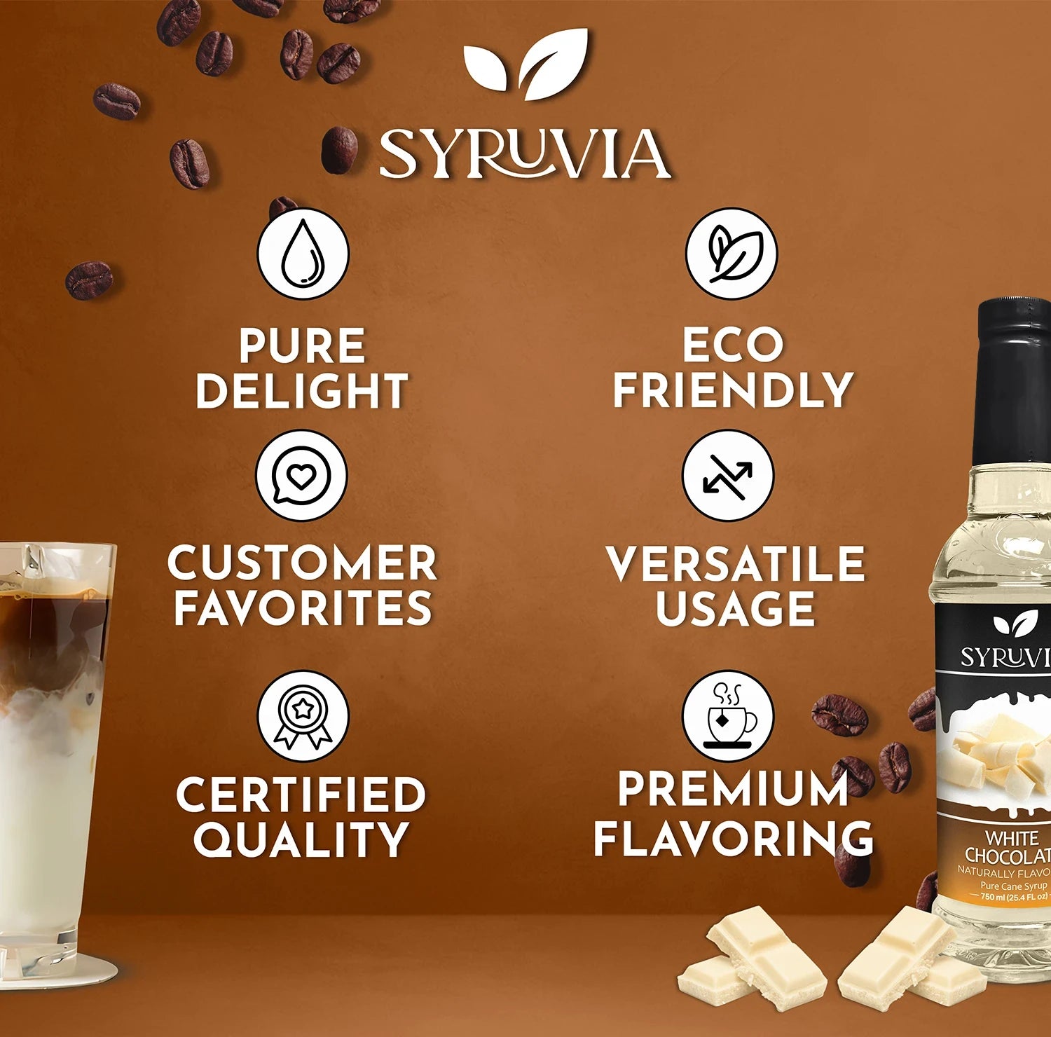 White Chocolate Syrup Premium Flavoring