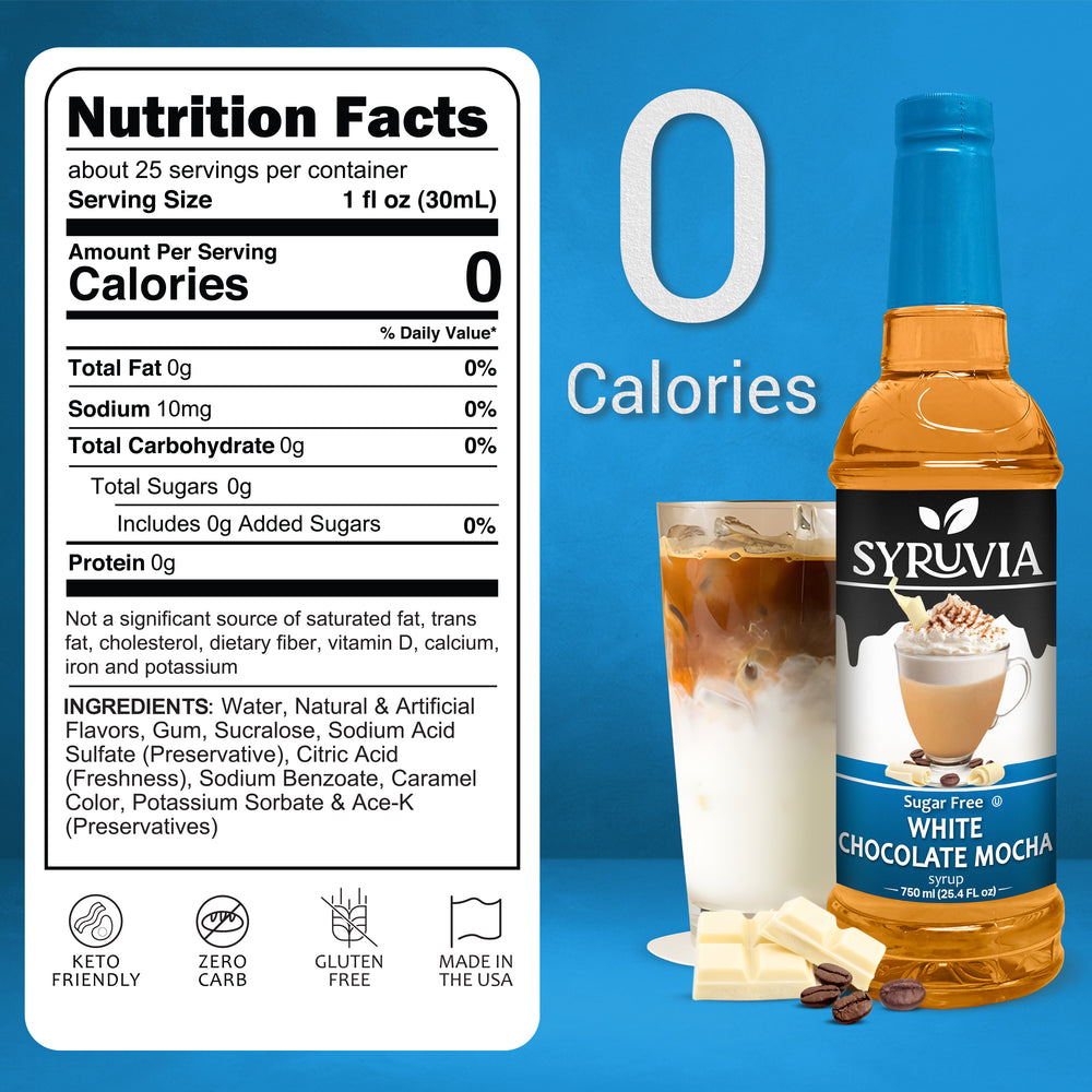 Sugar-Free White Chocolate Mocha Syrup