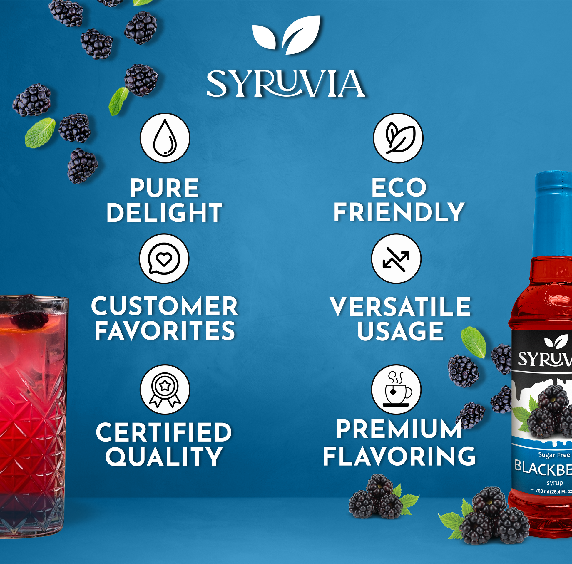 blackberry sugar free syrup Flavoring