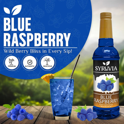 blue raspberry flavoring syrup