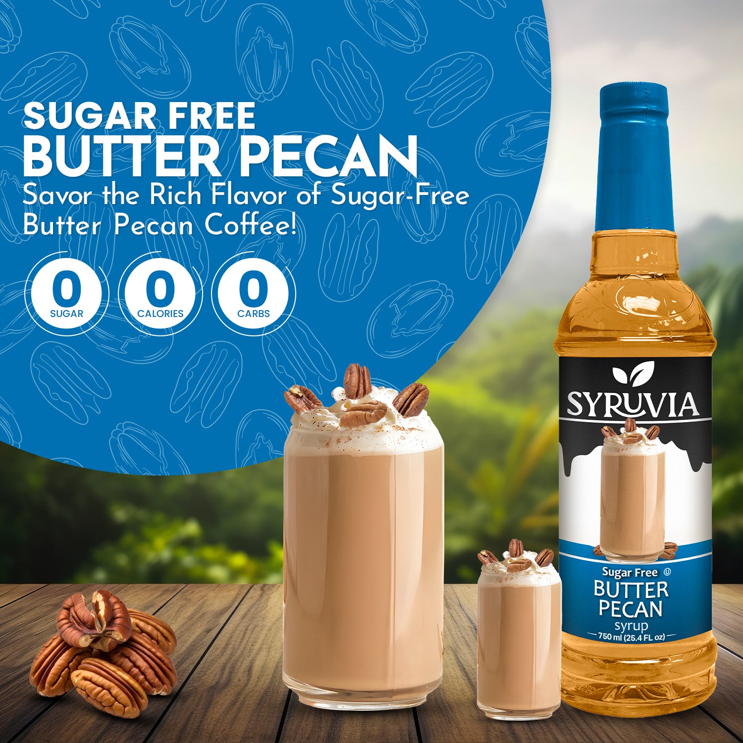 butter pecan coffee syrup sugar free
