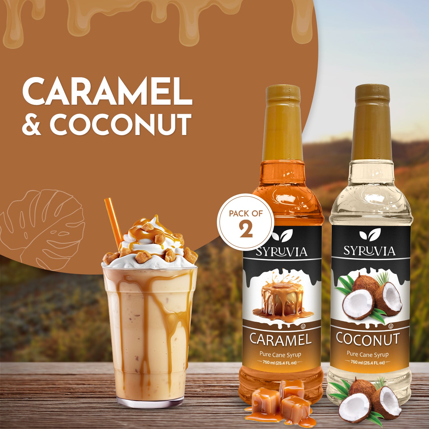 caramel coconut coffee syrup