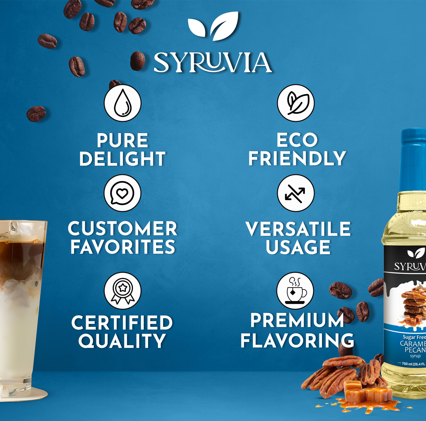 caramel pecan coffee flavoring sugar- free  
